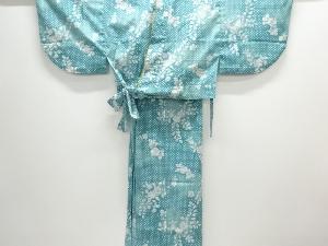 駒絽辻ヶ花模様二部式小紋着物